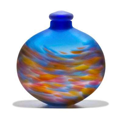 Hand Blown Glass Urn for Cremation Ashes | Fire Sky Urn-