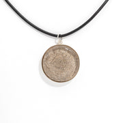 Round Resin Pendant Memorial Necklace | Cremation Jewelry | Coastal-jewelry